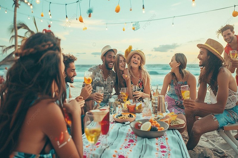 pngtree-happy-group-of-friend-having-party-on-the-beach-image_15655902